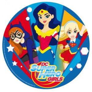 Disco Comestivel Super Hero Girls