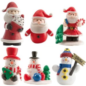 Decorações de Natal Artesanais - Bonecos de Neve e Pais Natal