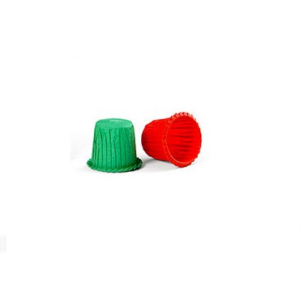 Mini Formas de Papel Vermelho e Verde 35 Unidades