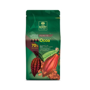 Ocoa Chocolate Negro 70% Cacao 5Kg - CACAO BARRY