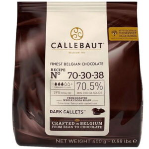 Pastilhas Callebaut Negro 70.5% - 400gr