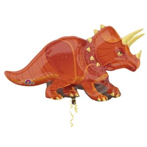 Balão Foil Dinossauro Triceratops 106x60cm