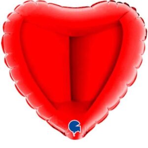 Balão Foil 4" - Vermelho