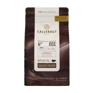 Pastilhas Callebaut 811 Negro 54,5% - 1Kg