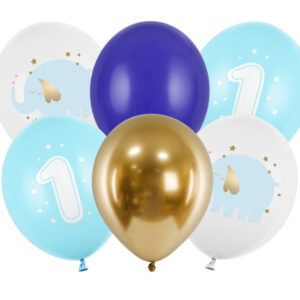 Balões Látex 1º Aniversário - Azul