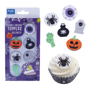 Toppers Cupcake Comestíveis Halloween PME