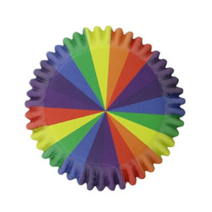 Forminhas para Cupcakes - Rainbow Colors 30 unid
