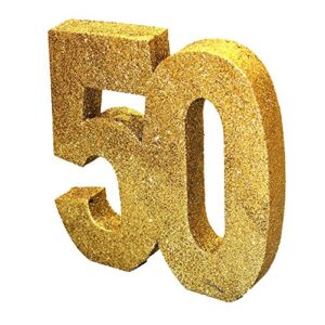 Centro de Mesa Glitter 50 Ouro