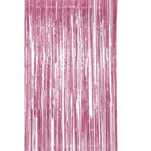Cortina Foil Decorativa Rosa 1x2,5m
