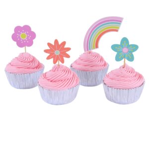 Conjunto para Cupcake Over The Rainbow - Formas e Toppers