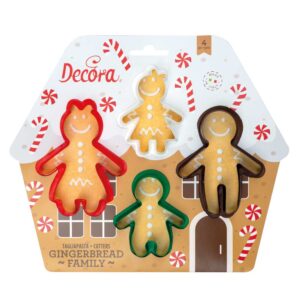 Familia Gingerbread - 4 Cortantes