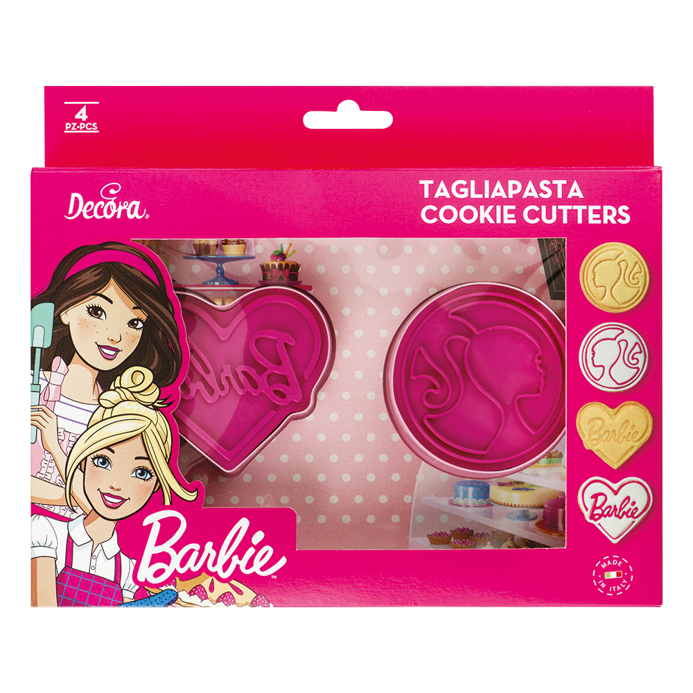 Conjunto 2 Cortantes c/carimbo - Barbie
