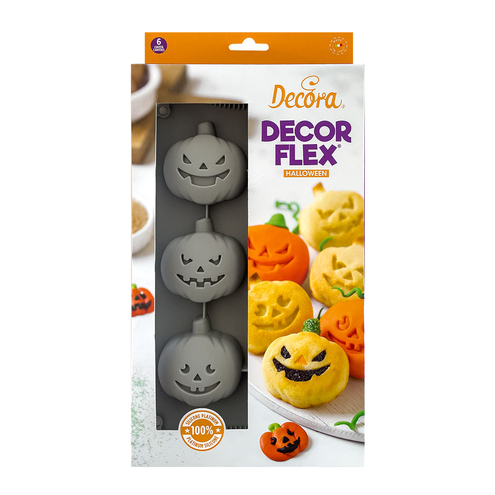 Molde de Silicone 6 Abóboras