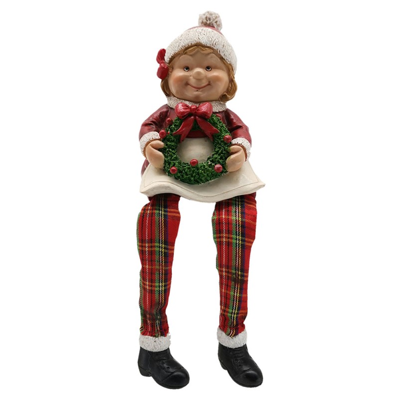 Decoração de Natal Menina Sentada