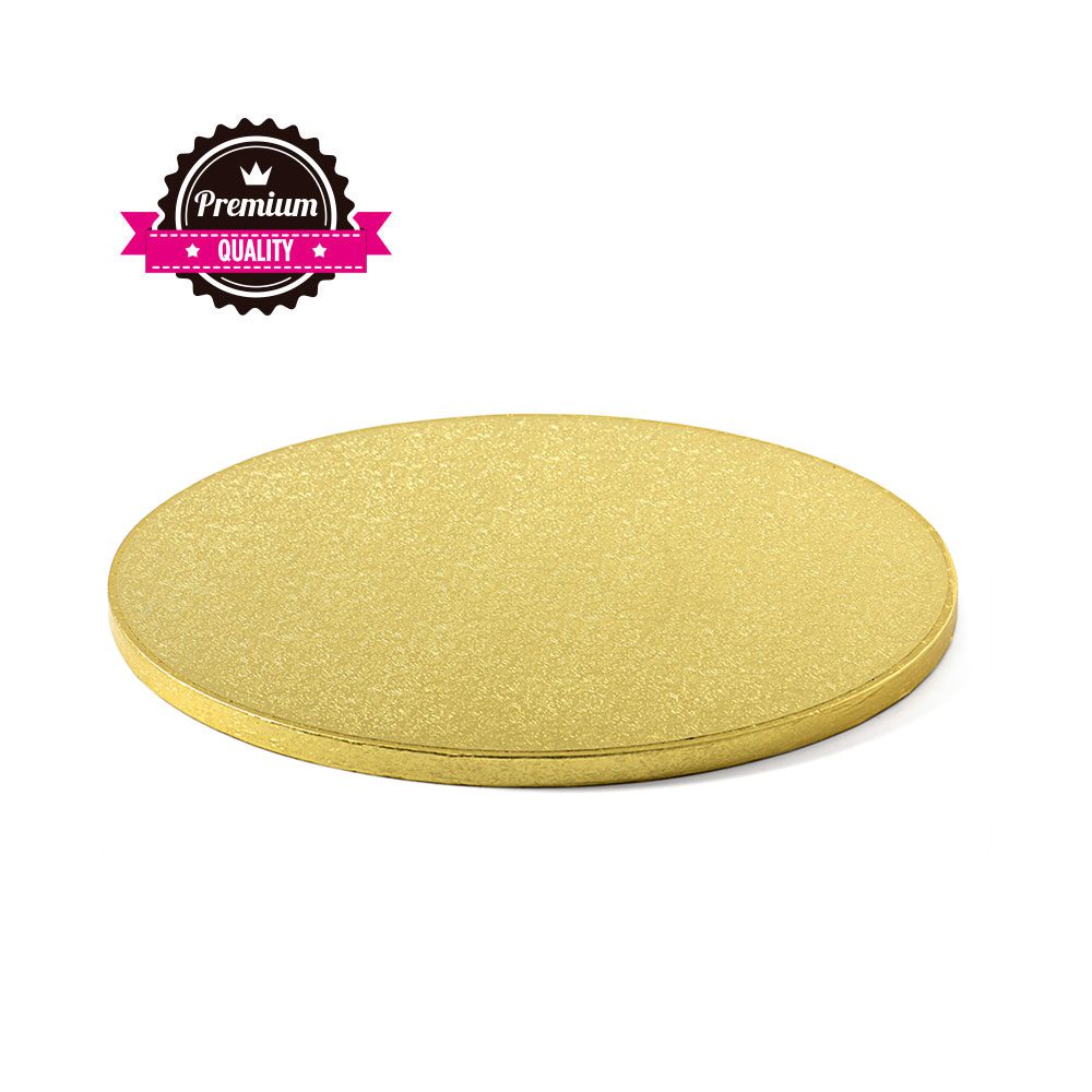 Base Redonda Cake Design Dourada 40x1.2