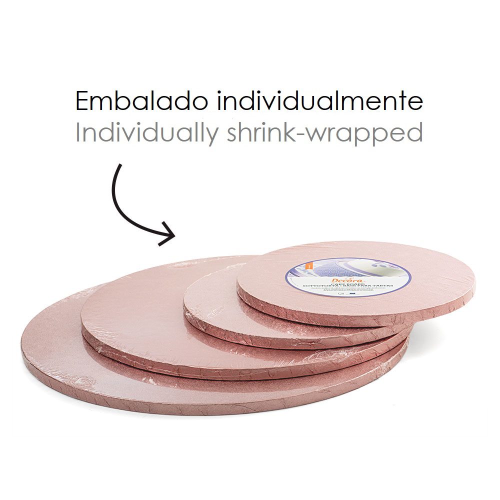 Alternative view of Base Redonda Cake Design Rose Gold 35x1.2