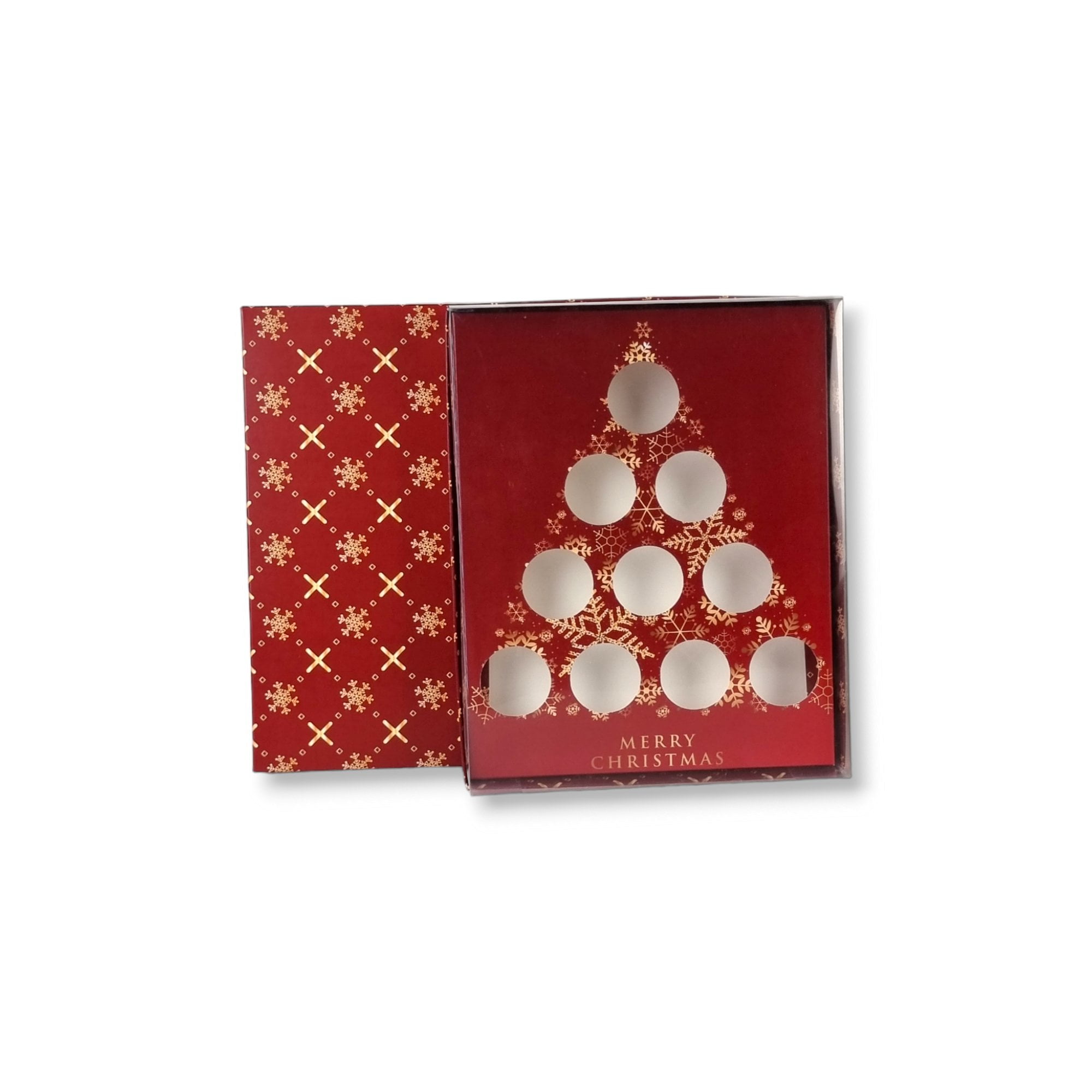 Caixa Pinheirinho M. Christmas P/10 brigadeiros