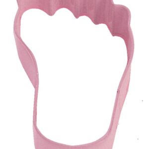 Cortante Pé de Bebé Rosa