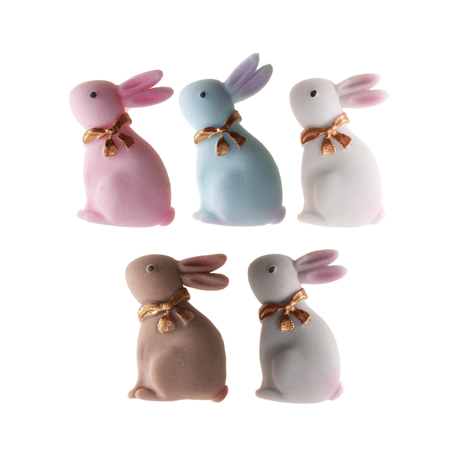 Decoração Coelhos de Açúcar 4cm