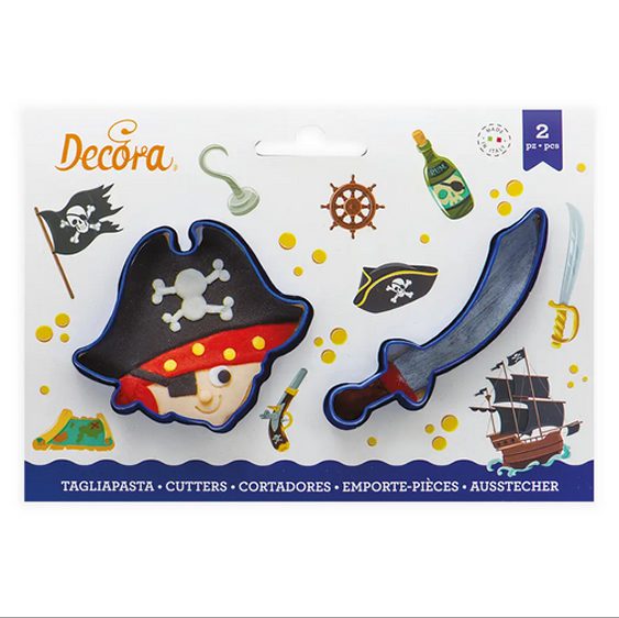 Cj. 2 cortantes Piratas