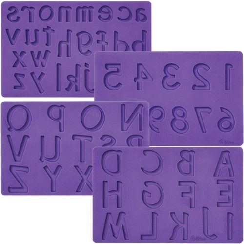 Alternative view of Molde Silicone Letras e Números Wilton