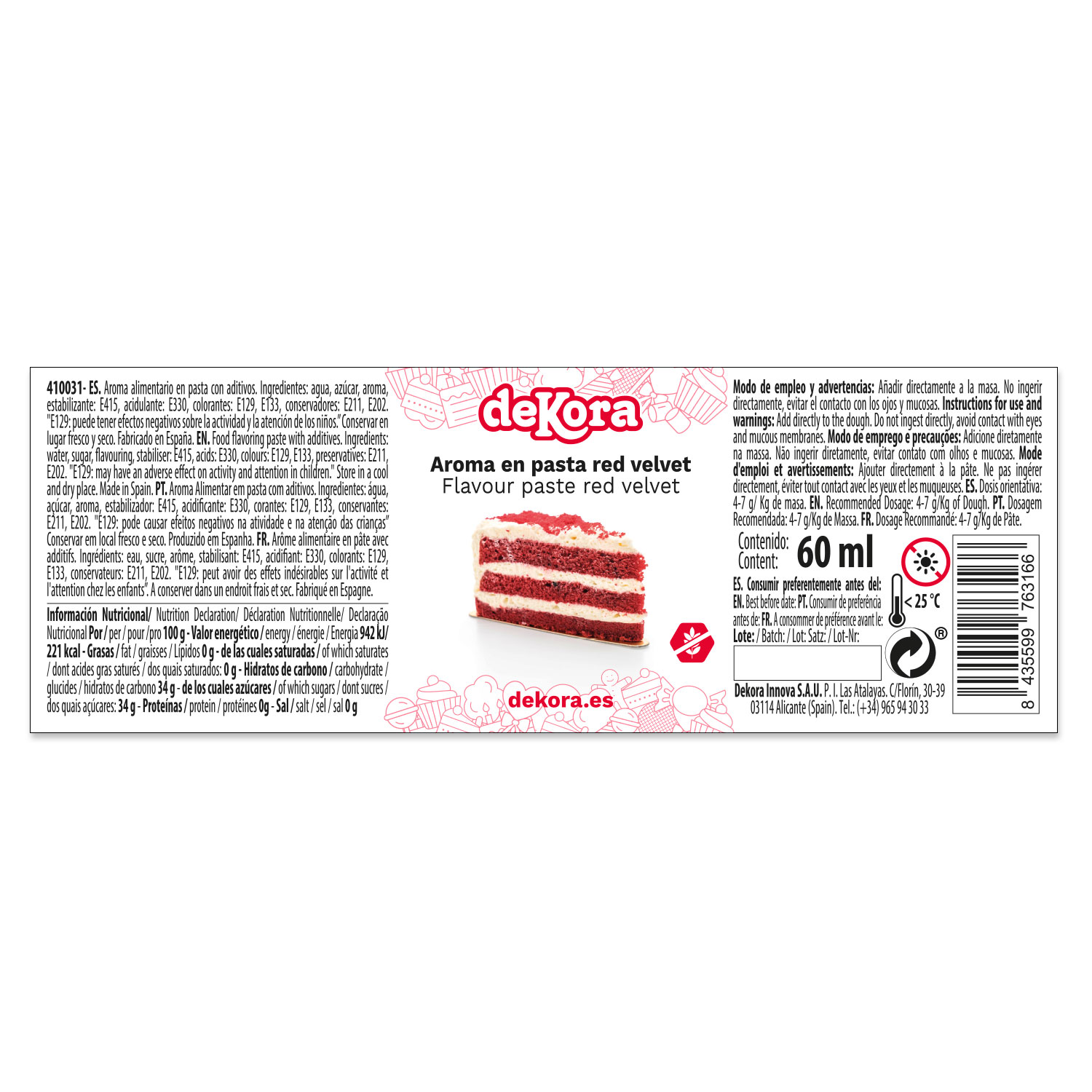 Alternative view of Aroma em Pasta Red Velvet