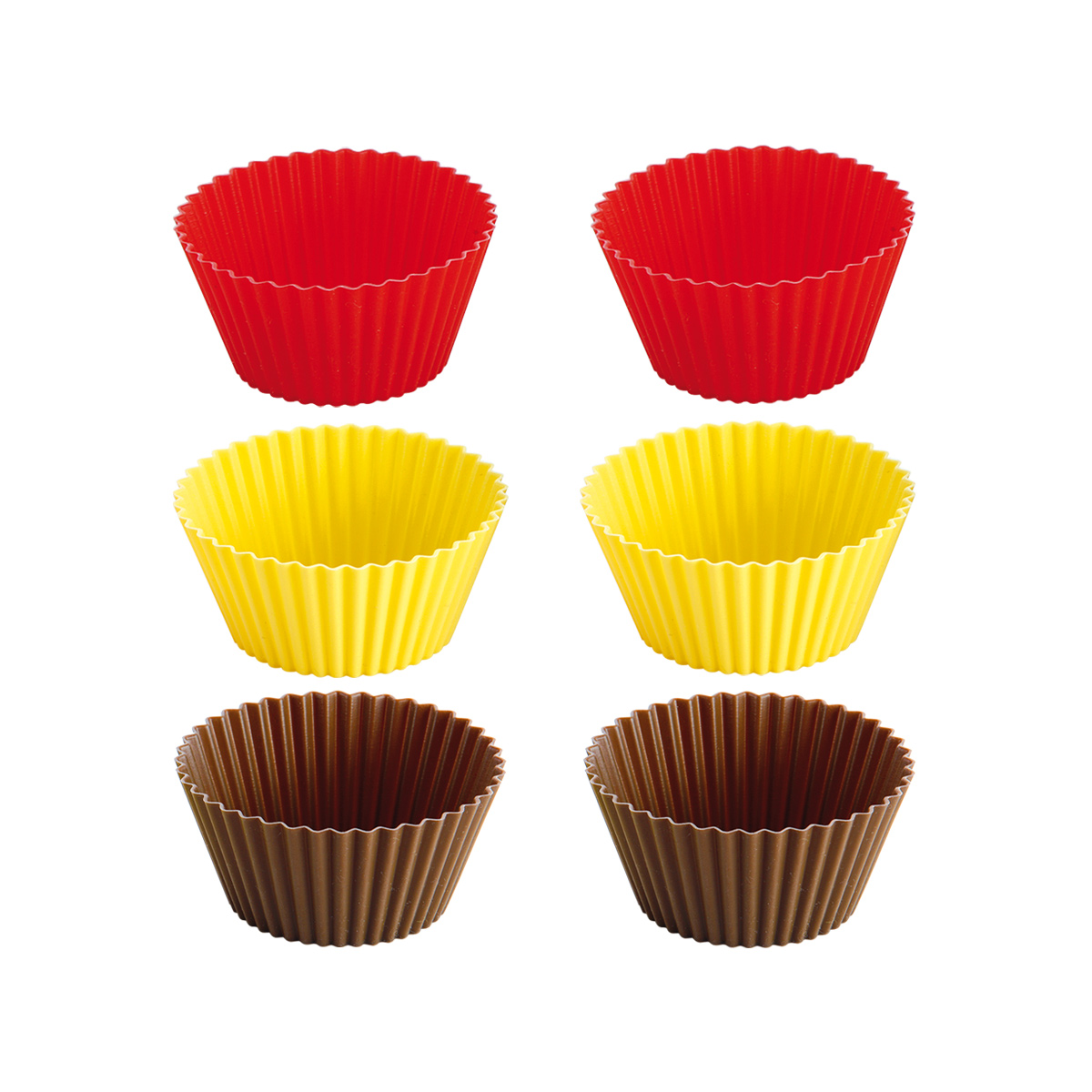Formas pequenas em silicone DELÍCIA 6pcs ø7.0cm