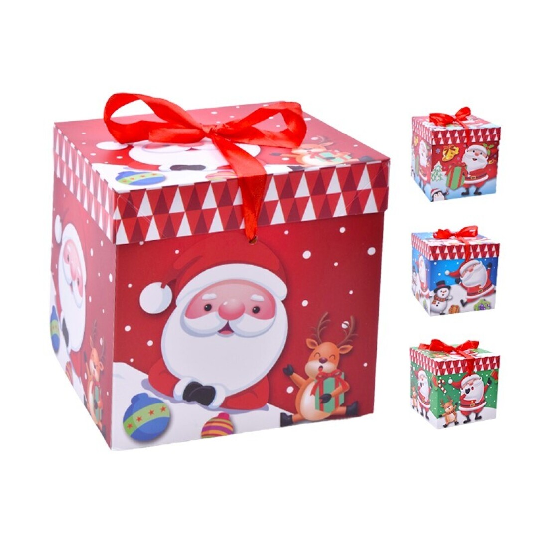 Caixa Natal 15x15x15 Unid Sortido