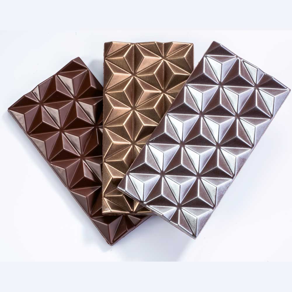 Alternative view of Molde p/ Chocolate Policarbonato Geométrico