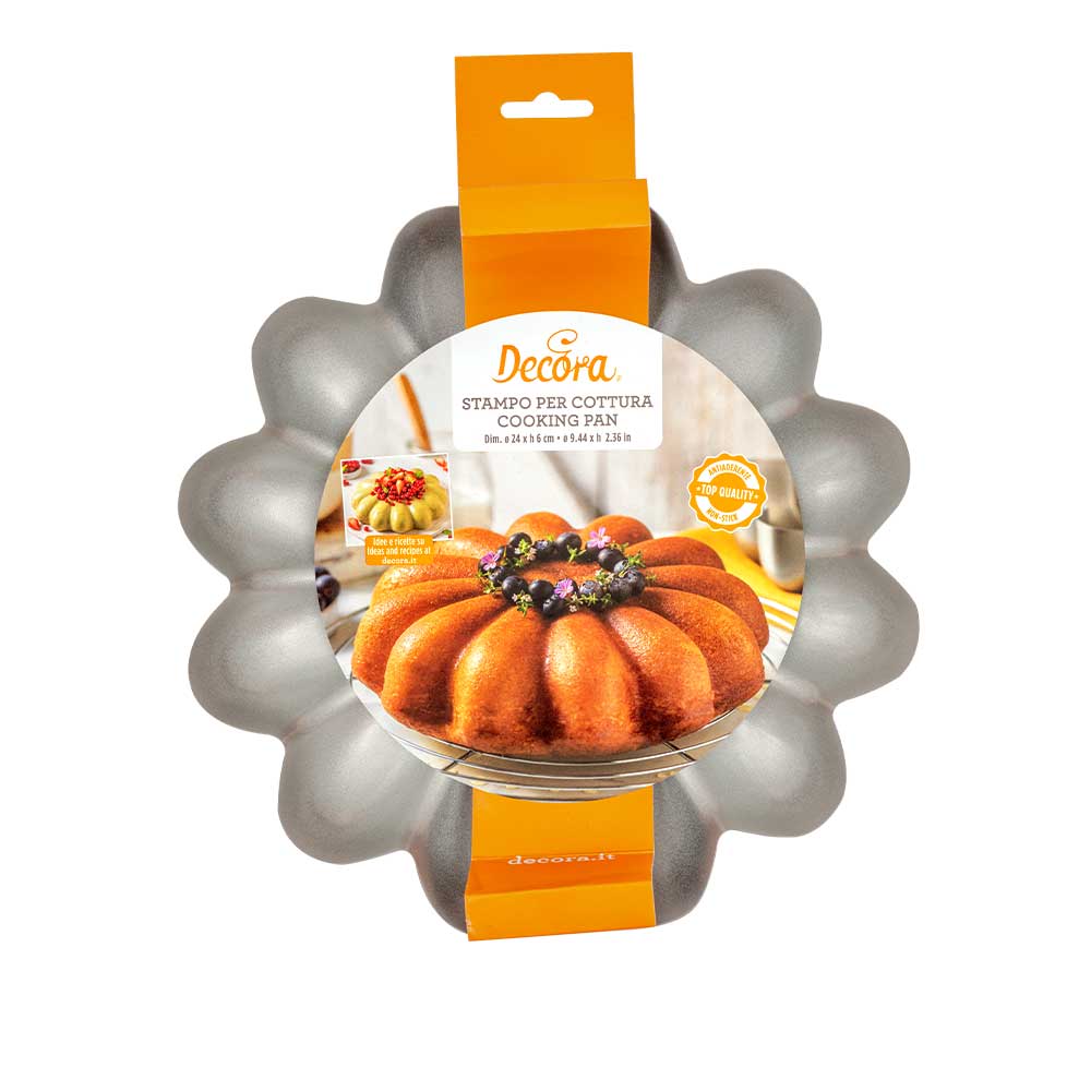 Molde Flor Anti-aderente 24 x 6 cm