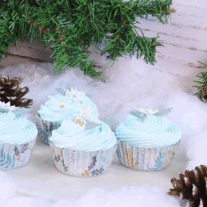 Alternative view of Formas Cupcakes Floral de Natal 30uni