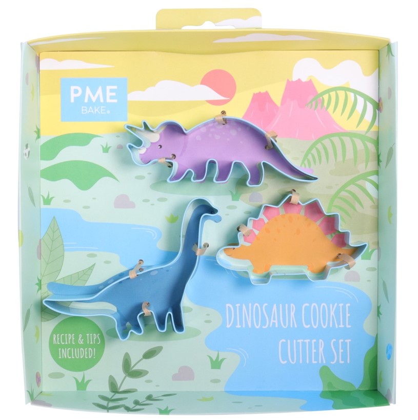 Conj. 3 Cortantes Dinossauros