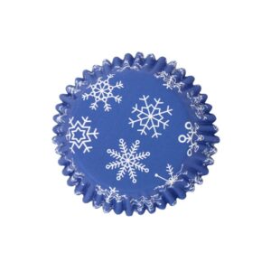Forminhas p/ Cupcake Flocos de Neve 30uni