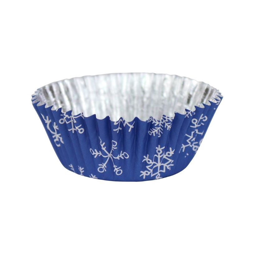 Alternative view of Forminhas p/ Cupcake Flocos de Neve 30uni