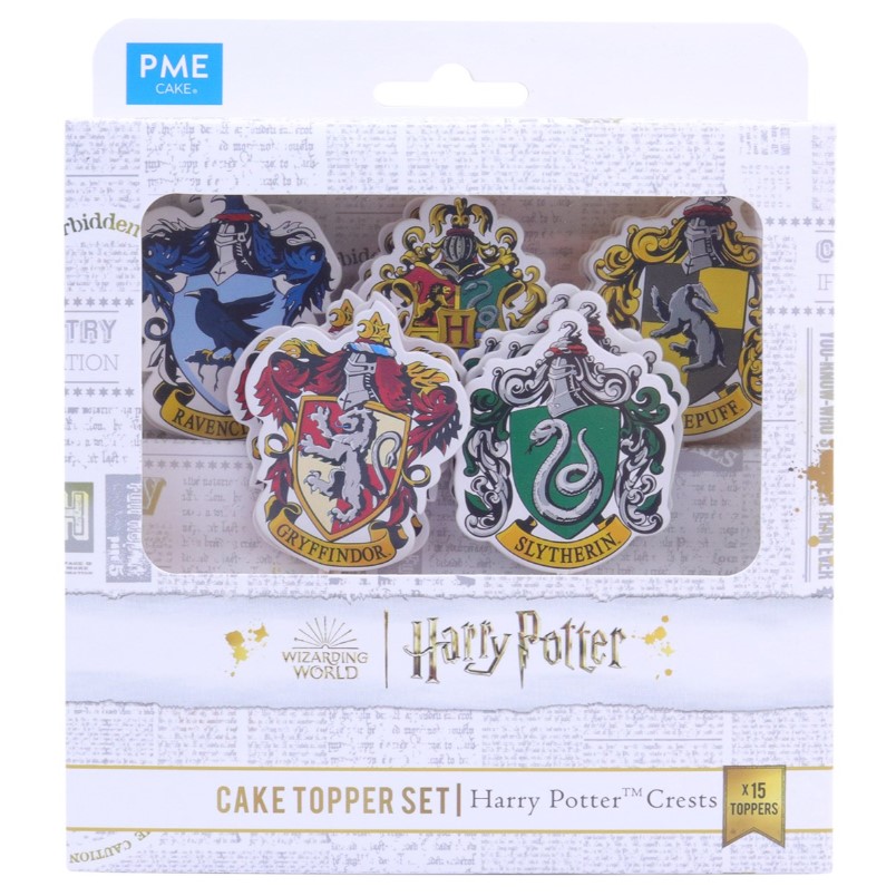 Cake Toppers Harry Potter Crests 15uni