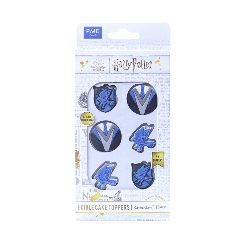Decoração em Açúcar Ravenclaw Harry Potter
