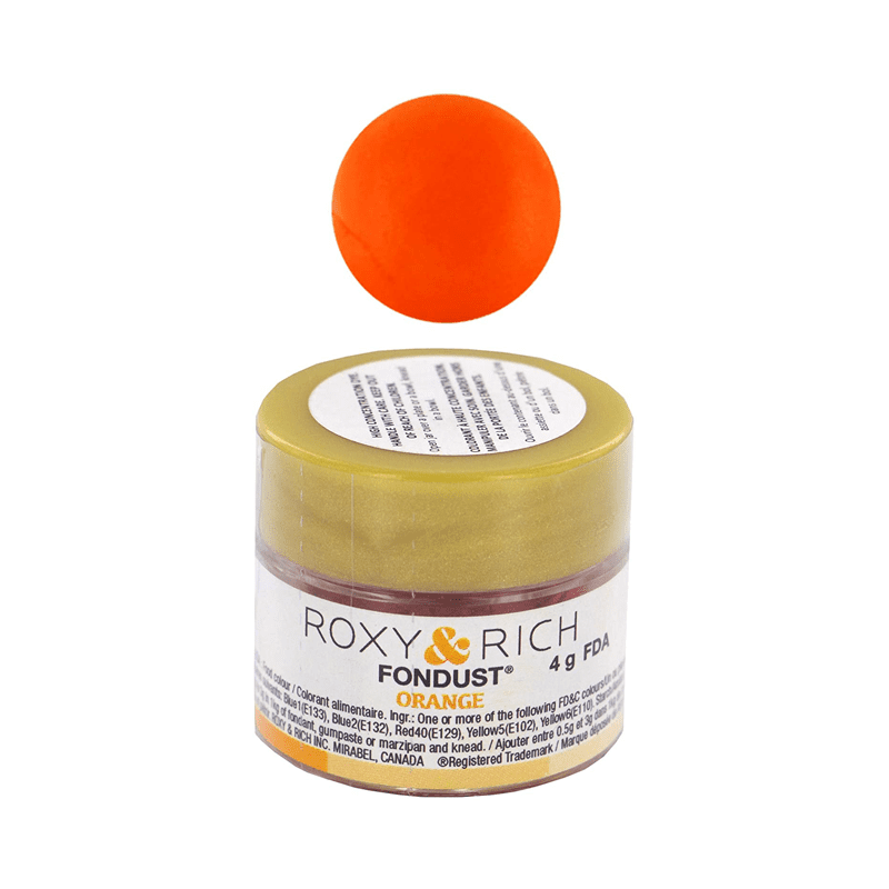 Corante em Pó Laranja (Fondust Orange) 4gr
