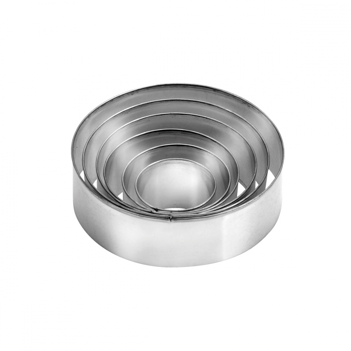 Conjunto 6 Corta Massas Redondo