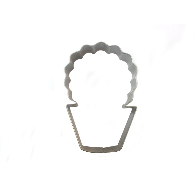 Cortante Manjerico em Metal 6x9,5cm