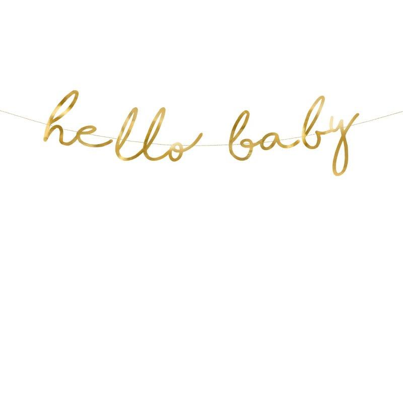 Grinalda Ouro Hello Baby