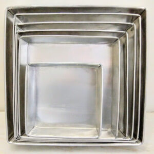 Forma Quadrada Alumínio 10x10cm