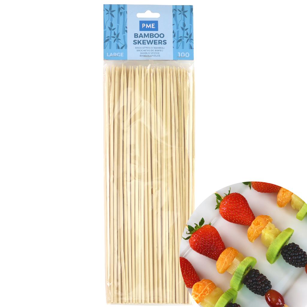 Palitos de Bambu 25cm 100uni