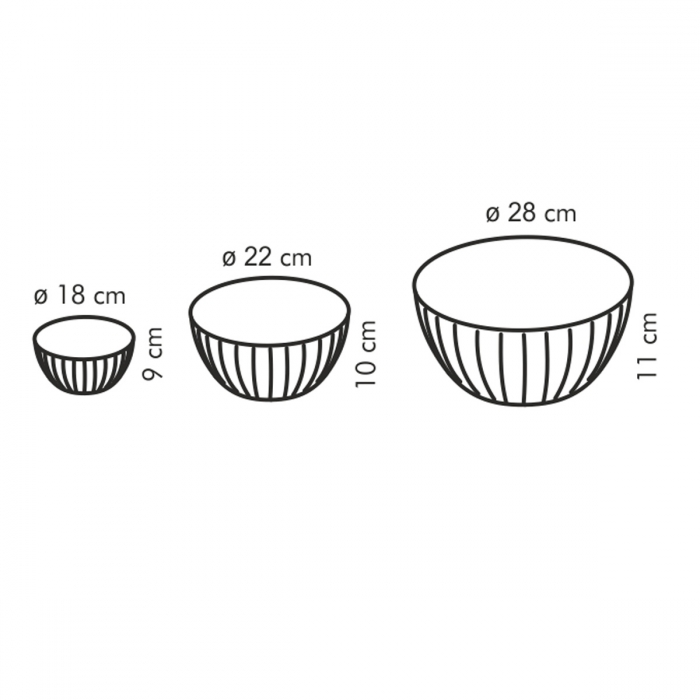 Alternative view of Conjunto de 3 Taças de Plástico