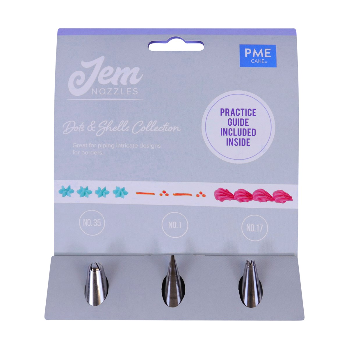 Alternative view of Conjunto de 3 Bicos JEM Coleção Conchas & Pontos PME