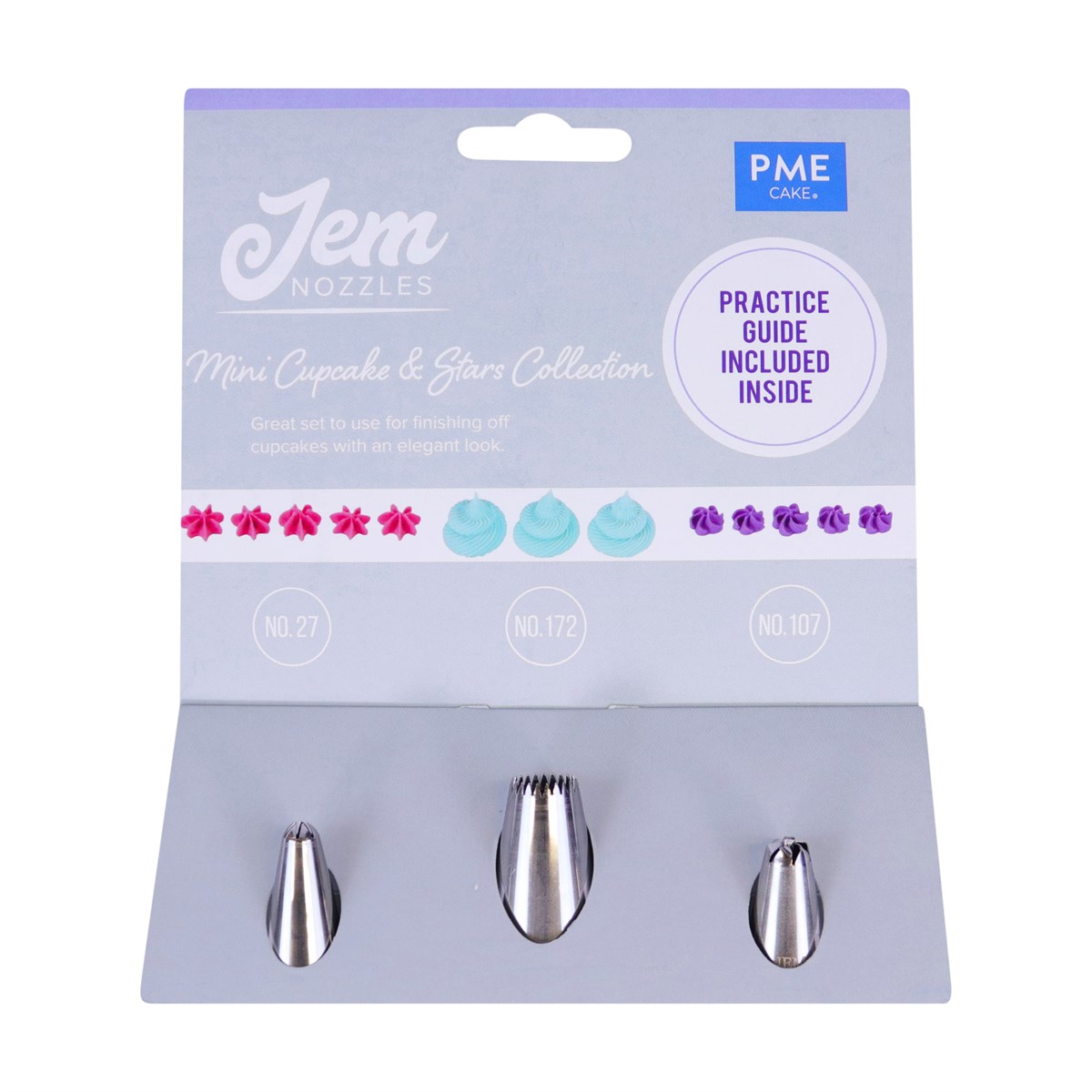 Alternative view of Conjunto de 3 Bicos JEM Coleção Cupcakes Mini PME