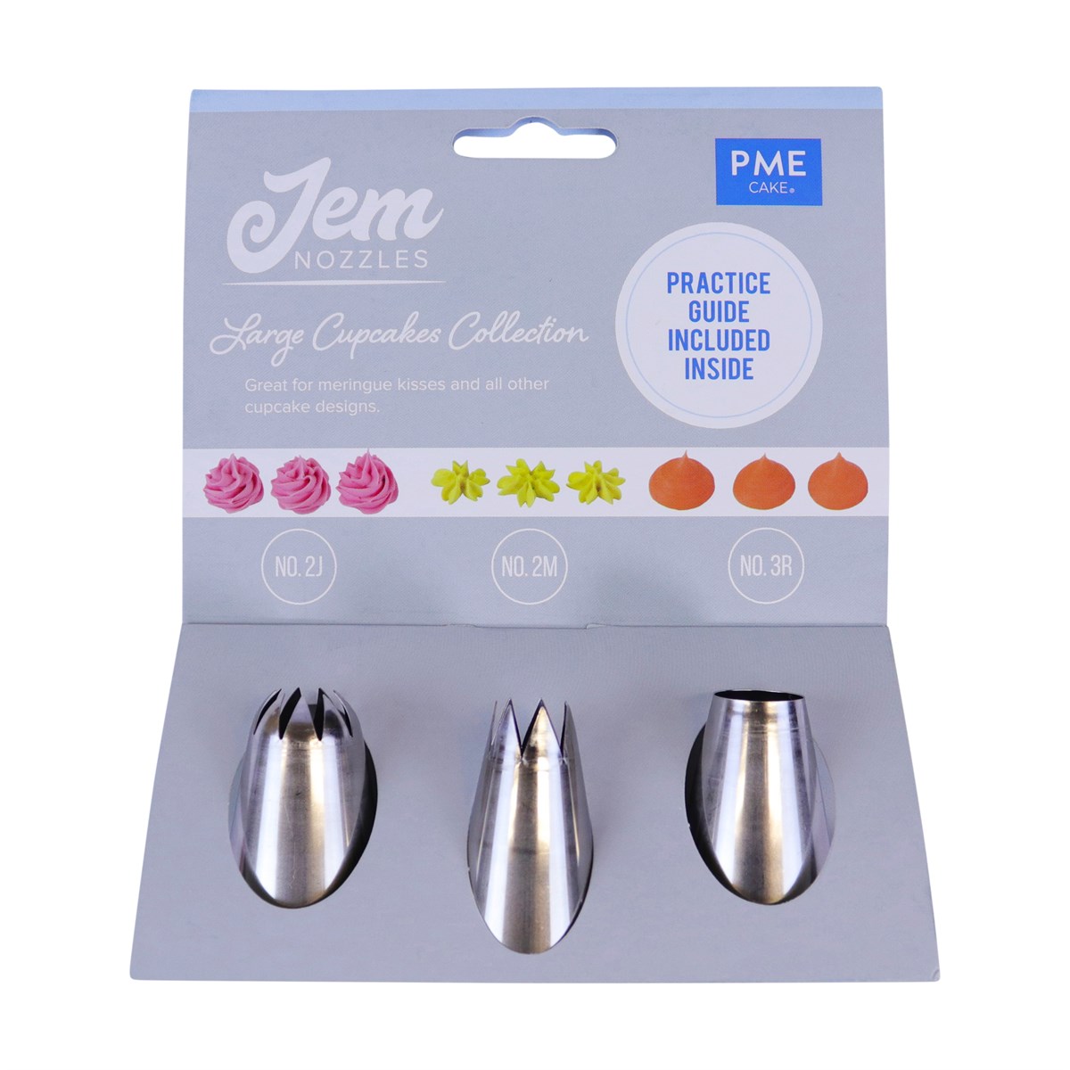 Alternative view of Conjunto de 3 Bicos JEM Coleção Cupcakes Grandes PME