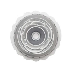 Forma Bundt Inox 20cm efeito "Rosa"