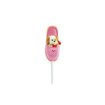 Decoração de Natal Chinelo Rosa Cãozinho