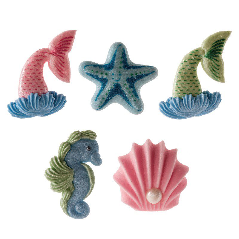 Decoração 2D Sereia Açúcar