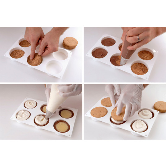 Alternative view of Silikomart Formas Redondas Silicone 114ml